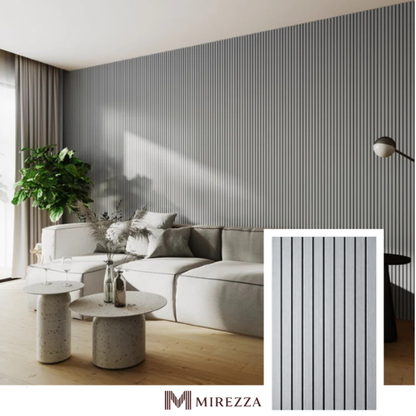 MIREZZA Signature Acoustic Slat Panel – Natural Oak