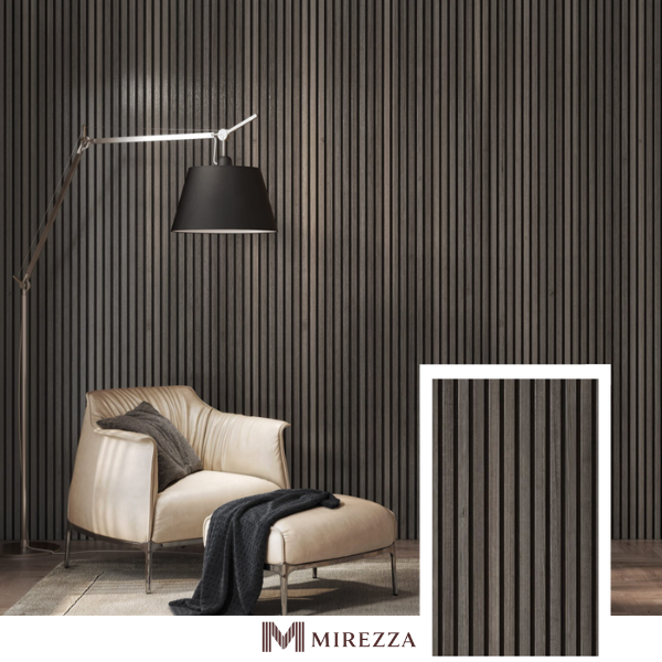 MIREZZA Signature Acoustic Slat Panel – Natural Oak